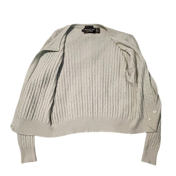 William Kasper 100% Pure Cashmere 2-Piece Sweater Set – Light Green, Size L - Picture 5 of 10